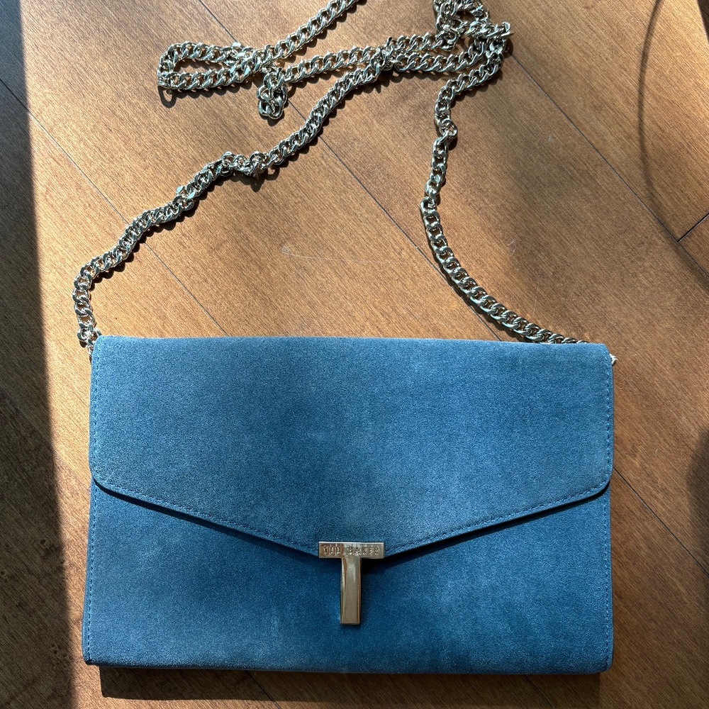 Authentic Ted Baker Clutch Bag Midnight Blue